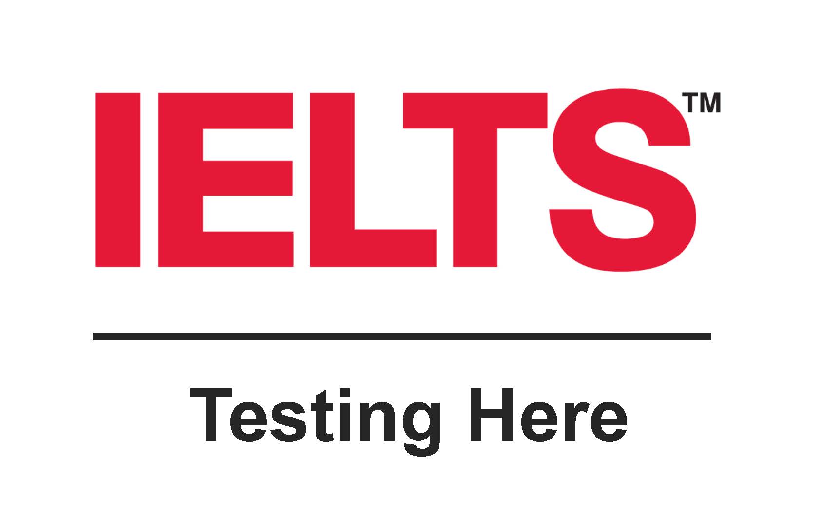 IELTS testing here